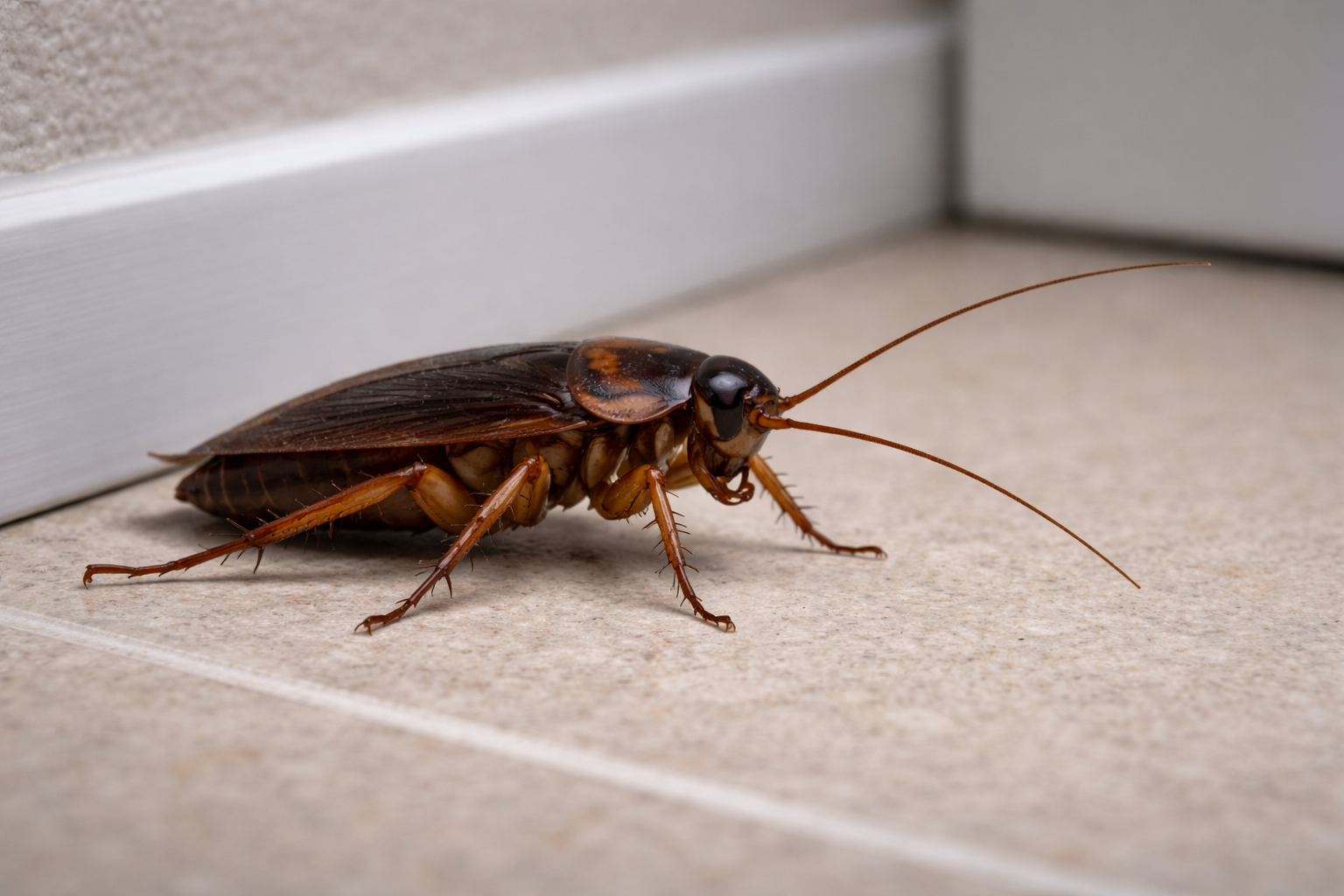 Cockroach inside home pest control treatment required