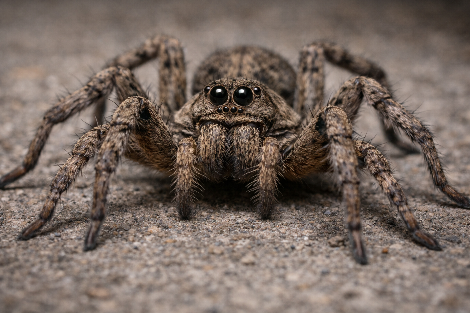 Spider inside property requiring pest control removal