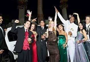 Prom Party of Students - Corporate Limousine Service in Tampa, FL