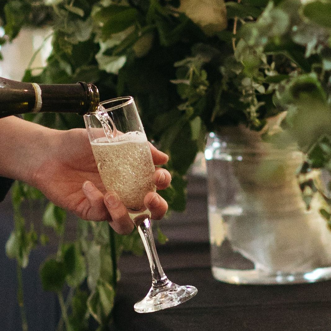 Enjoy a Beautiful Champagne Toast at Your Wedding in Mid-Missouri. Schedule Your Visit Today.