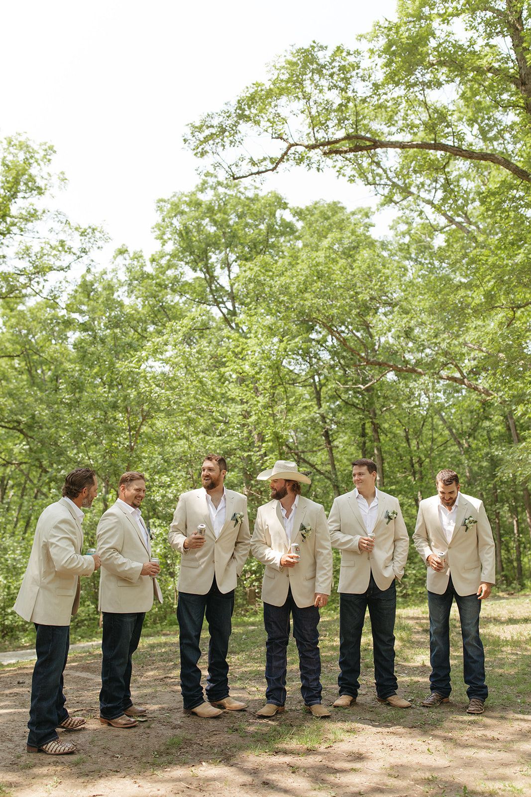 Gather Your Groomsman at the Champagne Barn to Help You Celebrate Your Wedding Day in Mid-Missouri.