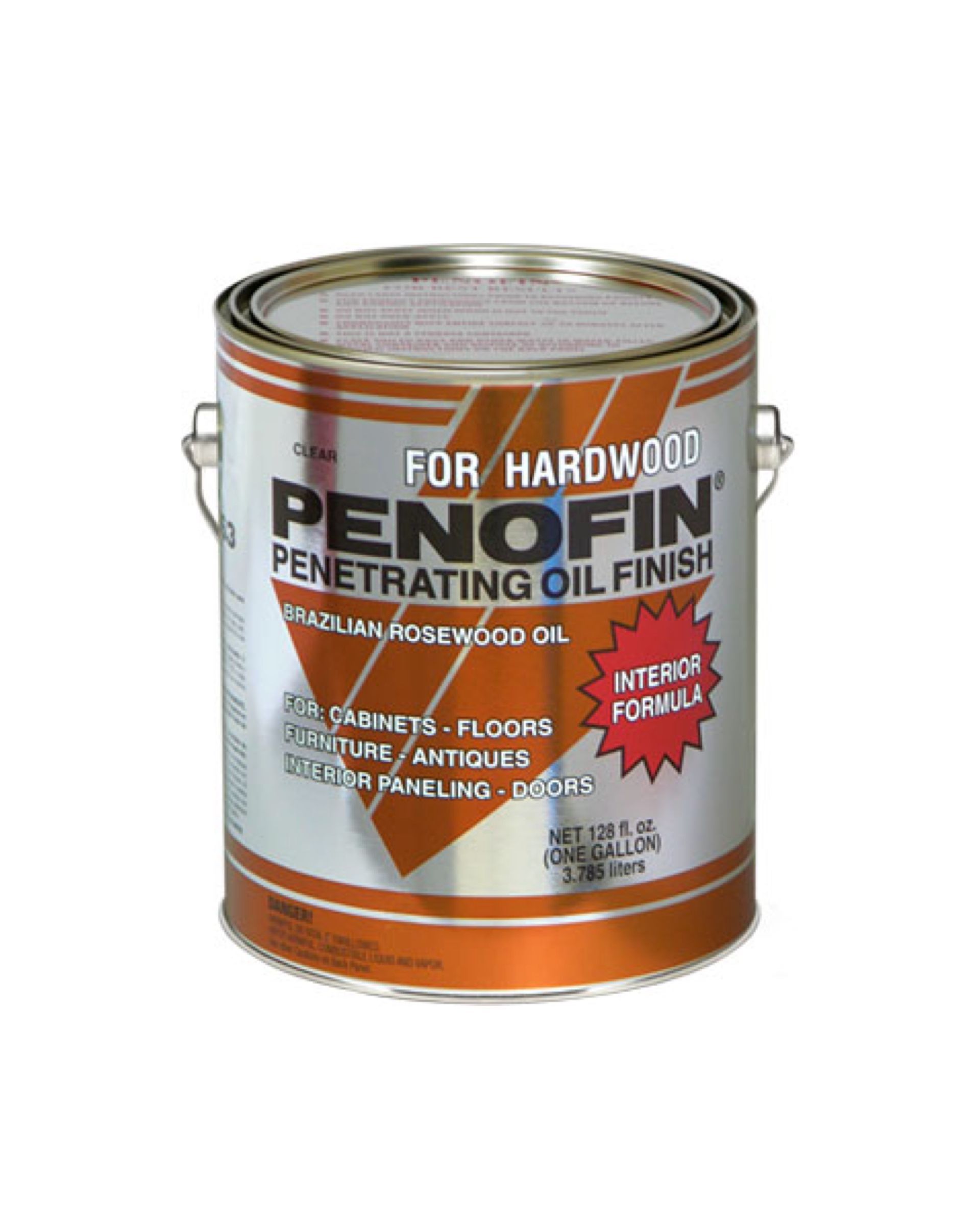 A can of penofin penetrating oil finish for hardwood