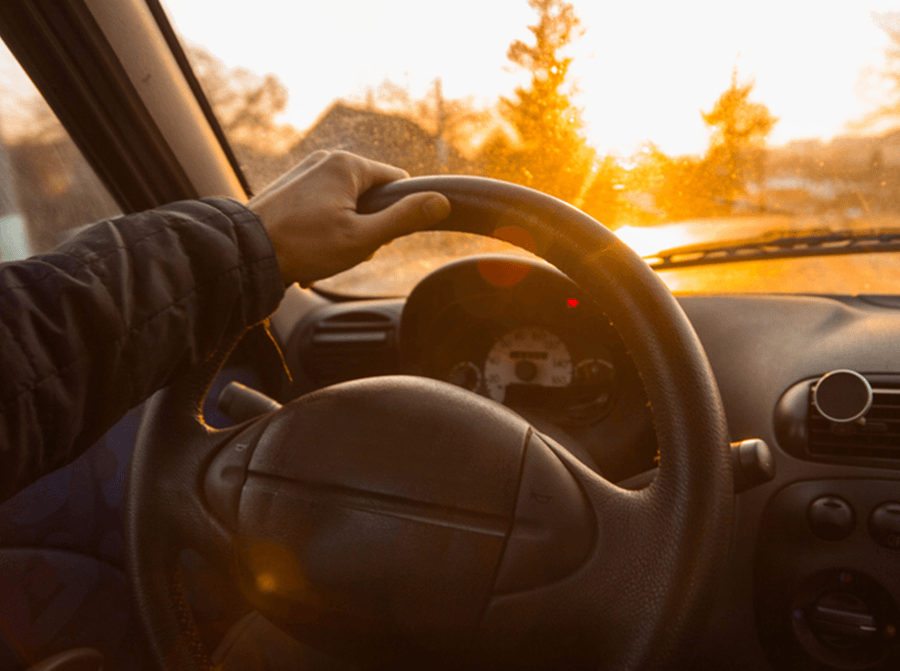 Hands of the Driver Behind the Wheel — Brooklyn, NY — Bath Beach Driving School, Inc