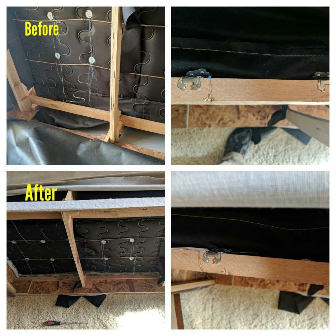 Before And After Wooden Bed - Park Hills, KY - Zuhause Home Furniture Repair LLC