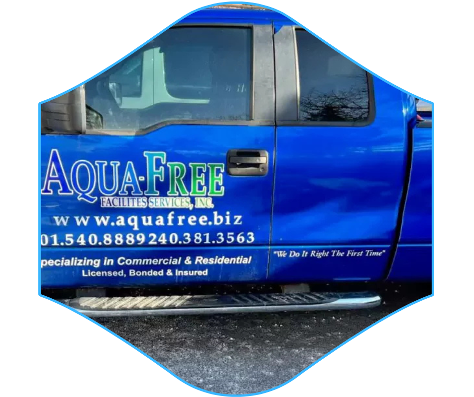 aquafree facilities maintenance company truck