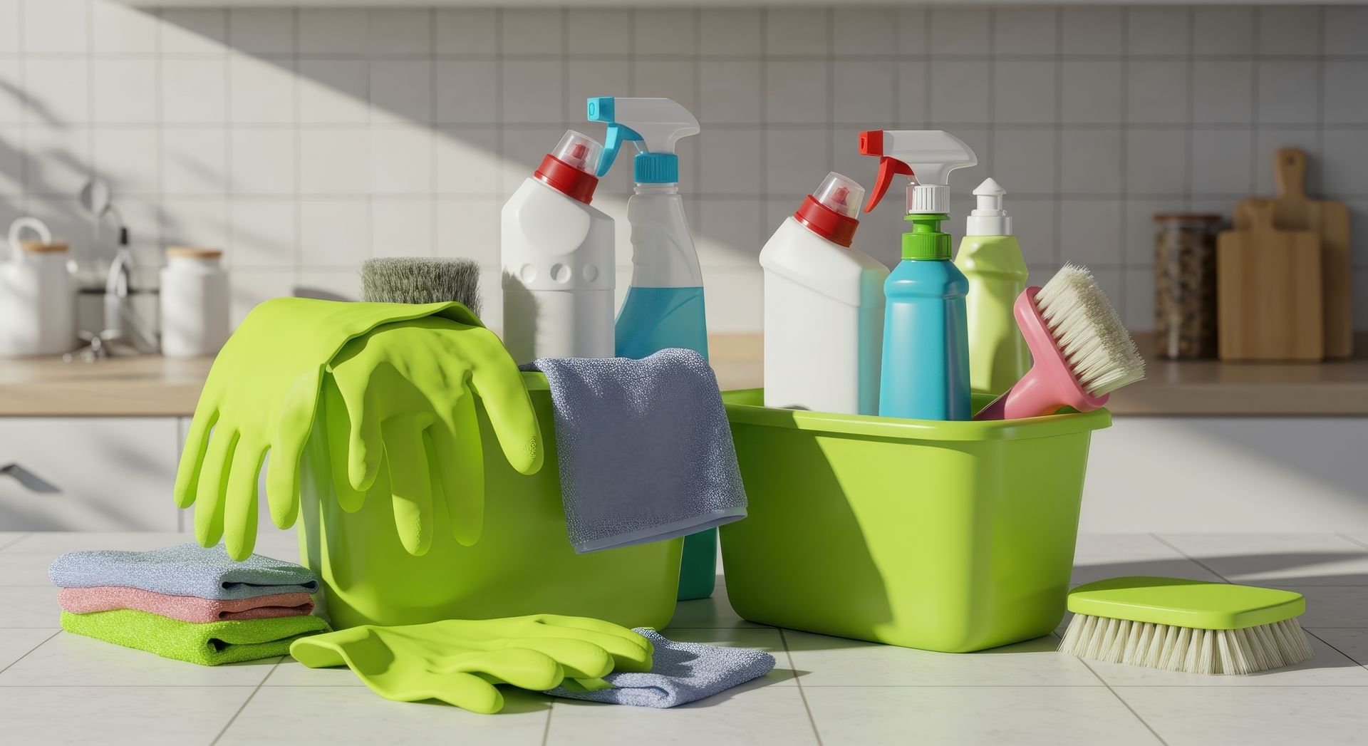 Green cleaning substances in professional janitorial service