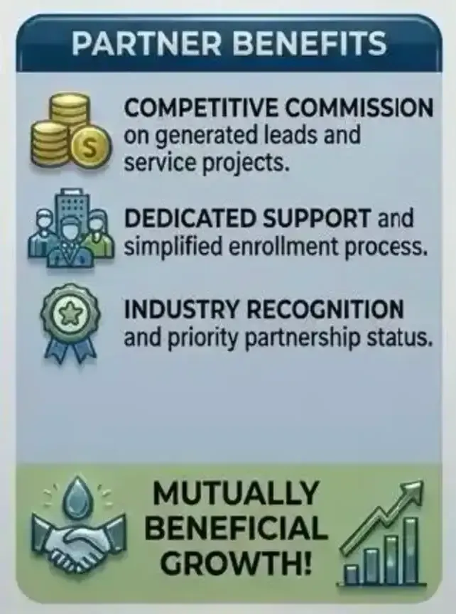 referral partner program for Aqua Free Facilites