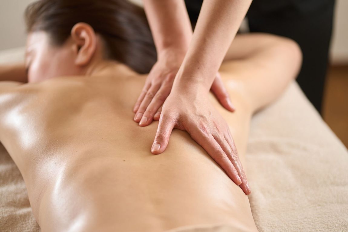 Woman Getting a Massage — Marlton, NJ — Luna Lymphatic Care