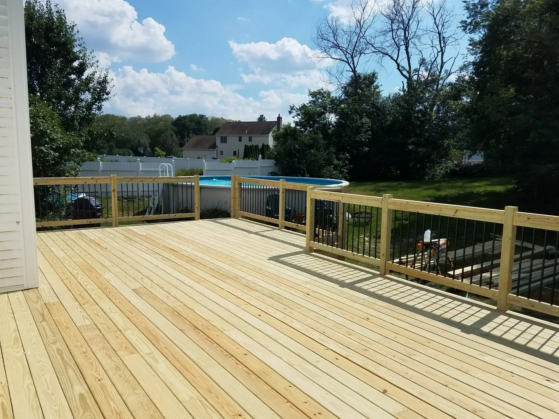 Wooden Deck Flooring — North Brookfield, MA — Christian Carpenters