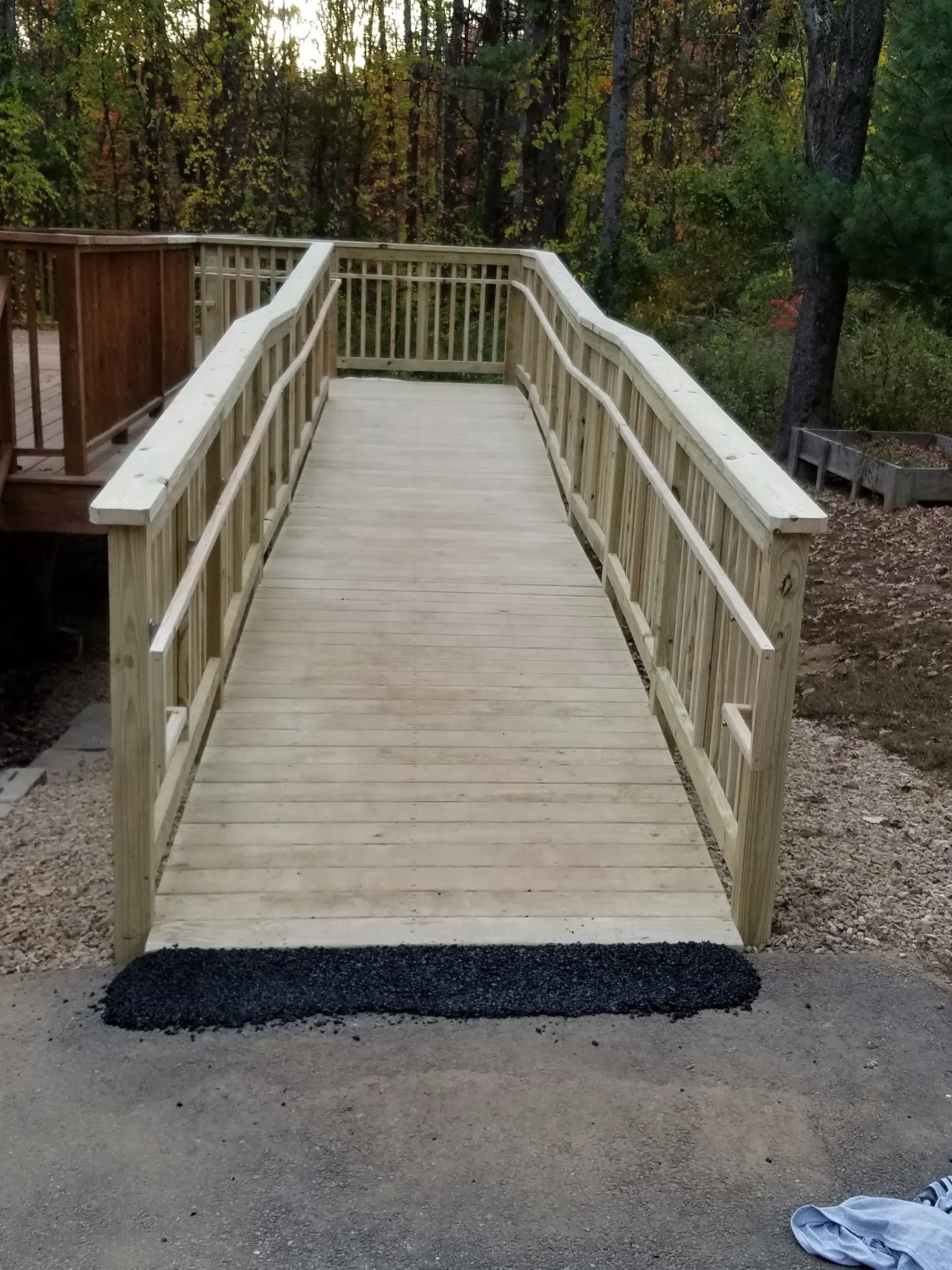 Exterior House Wheelchair Ramp — North Brookfield, MA — Christian Carpenters