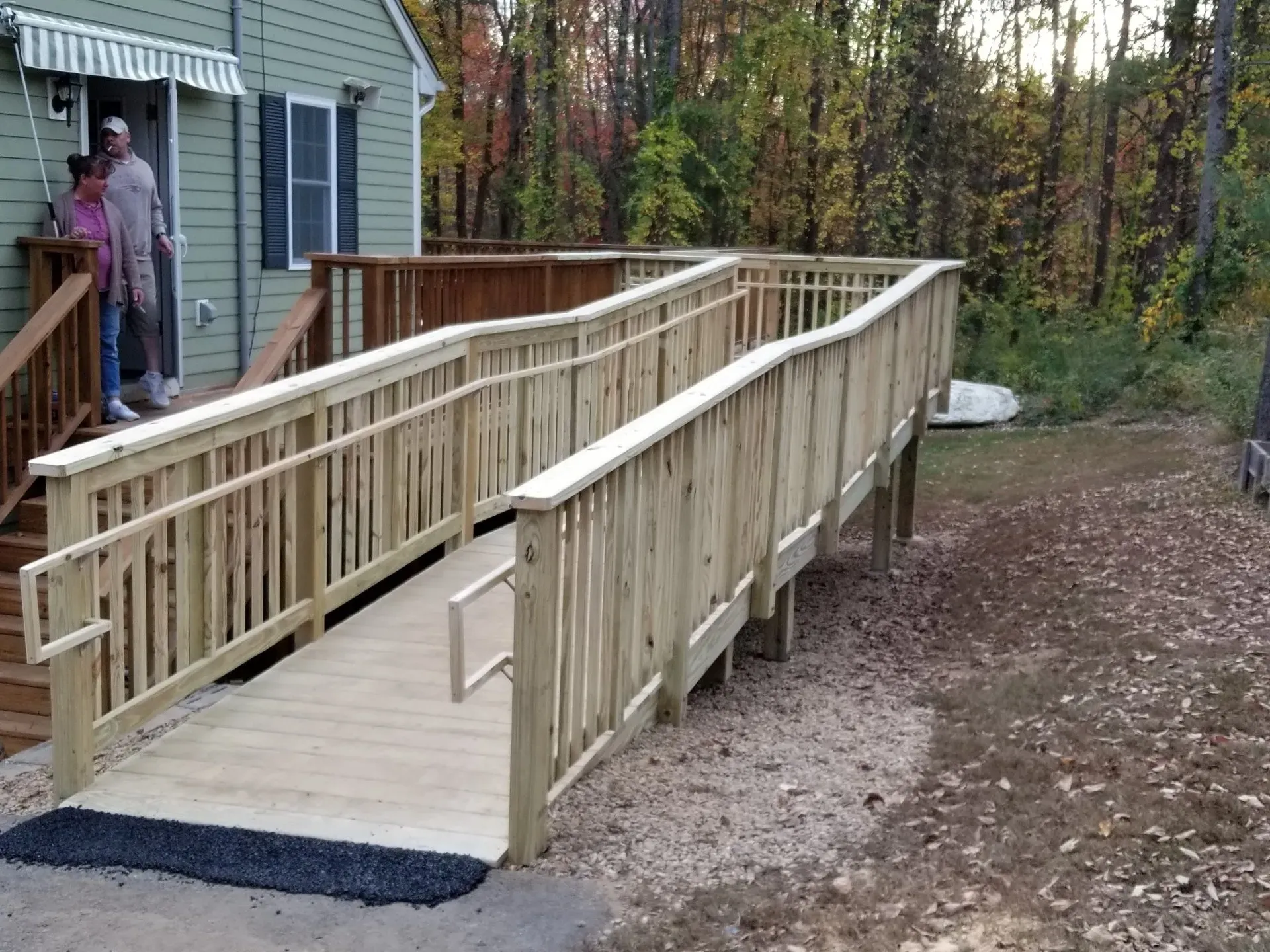 Long Wheelchair Ramp — North Brookfield, MA — Christian Carpenters