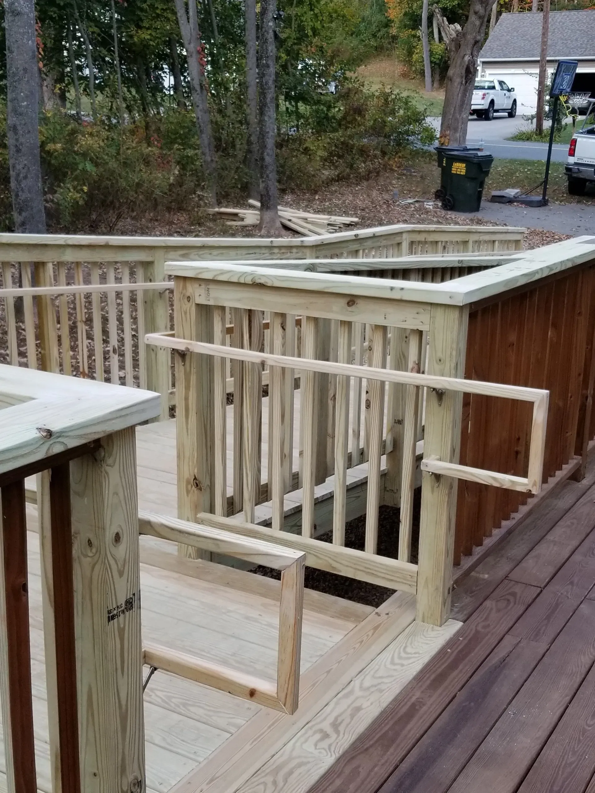 Wood Railings — North Brookfield, MA — Christian Carpenters