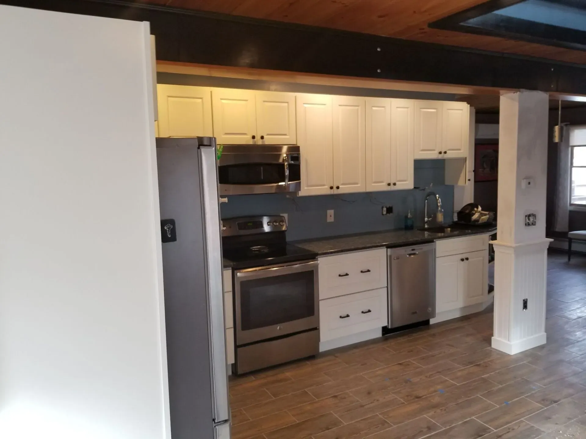 White Kitchen Cabinets — North Brookfield, MA — Christian Carpenters