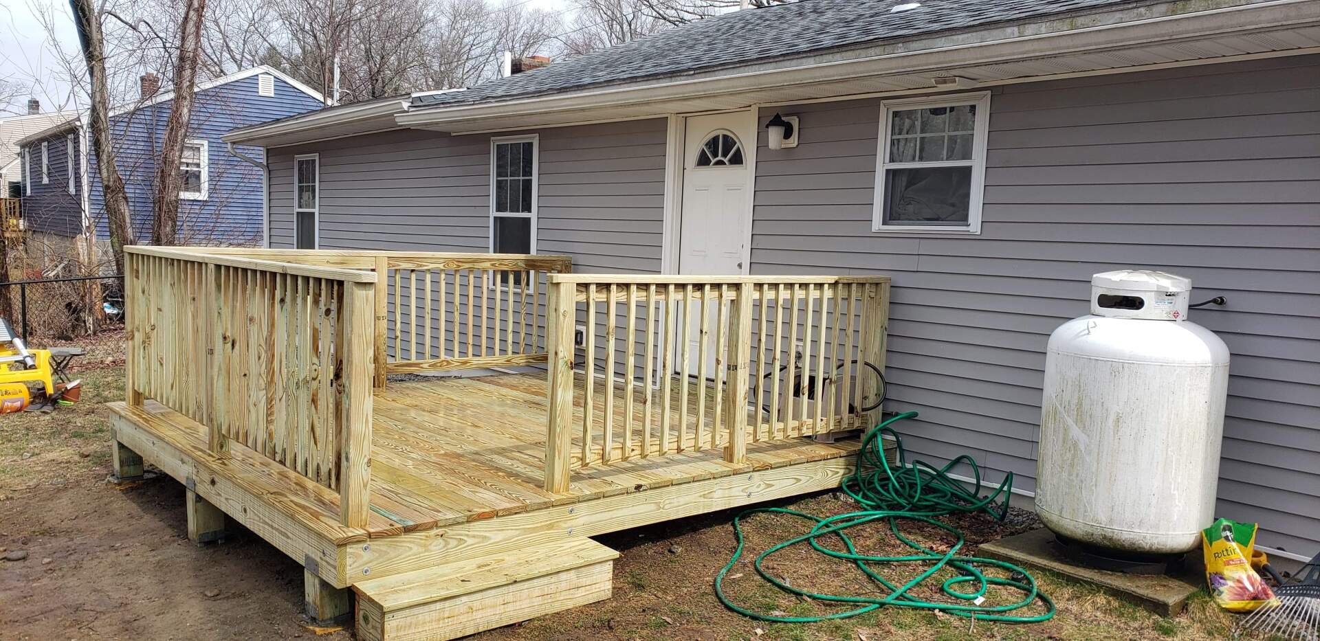 Front Deck Renovation — North Brookfield, MA — Christian Carpenters