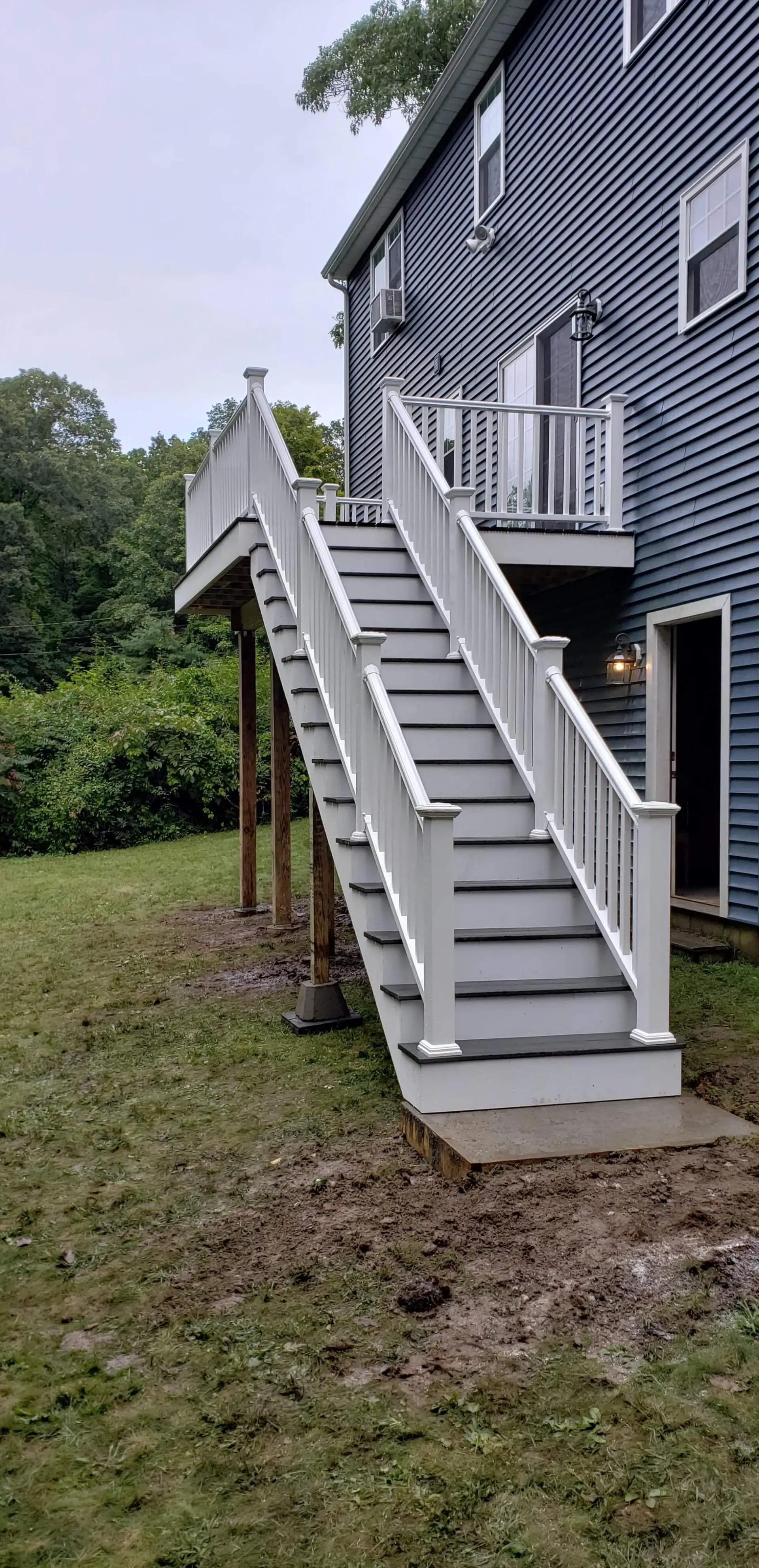 Exterior House Stairs — North Brookfield, MA — Christian Carpenters