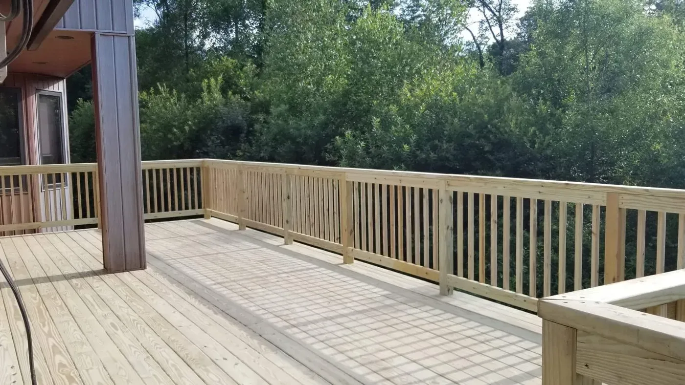 Wooden Patio Railings — North Brookfield, MA — Christian Carpenters