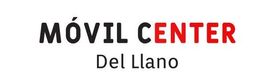 Un logo rojo y negro para Móvil Center del Llano.