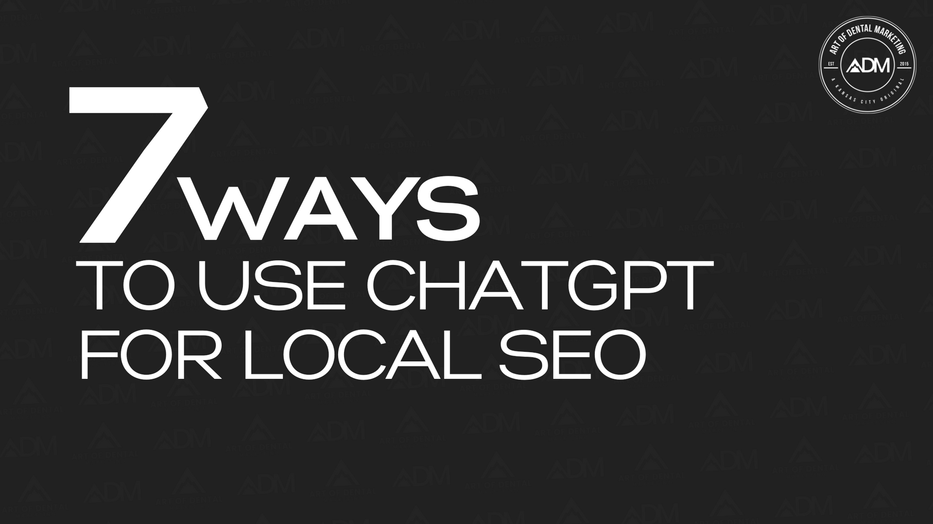 There are many ways to use chatgpt for dental local seo.