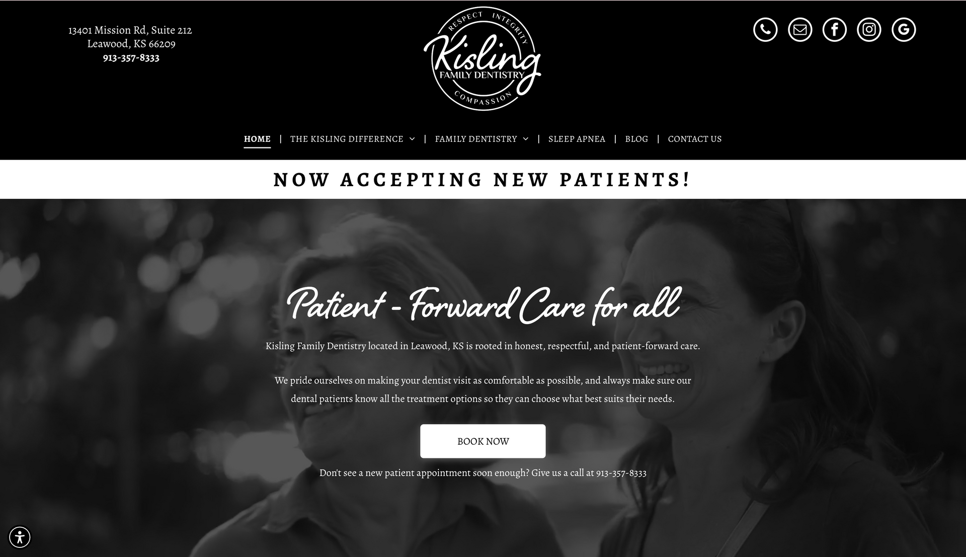 A screenshot of a website for top dentists in lorton and sterling , va.