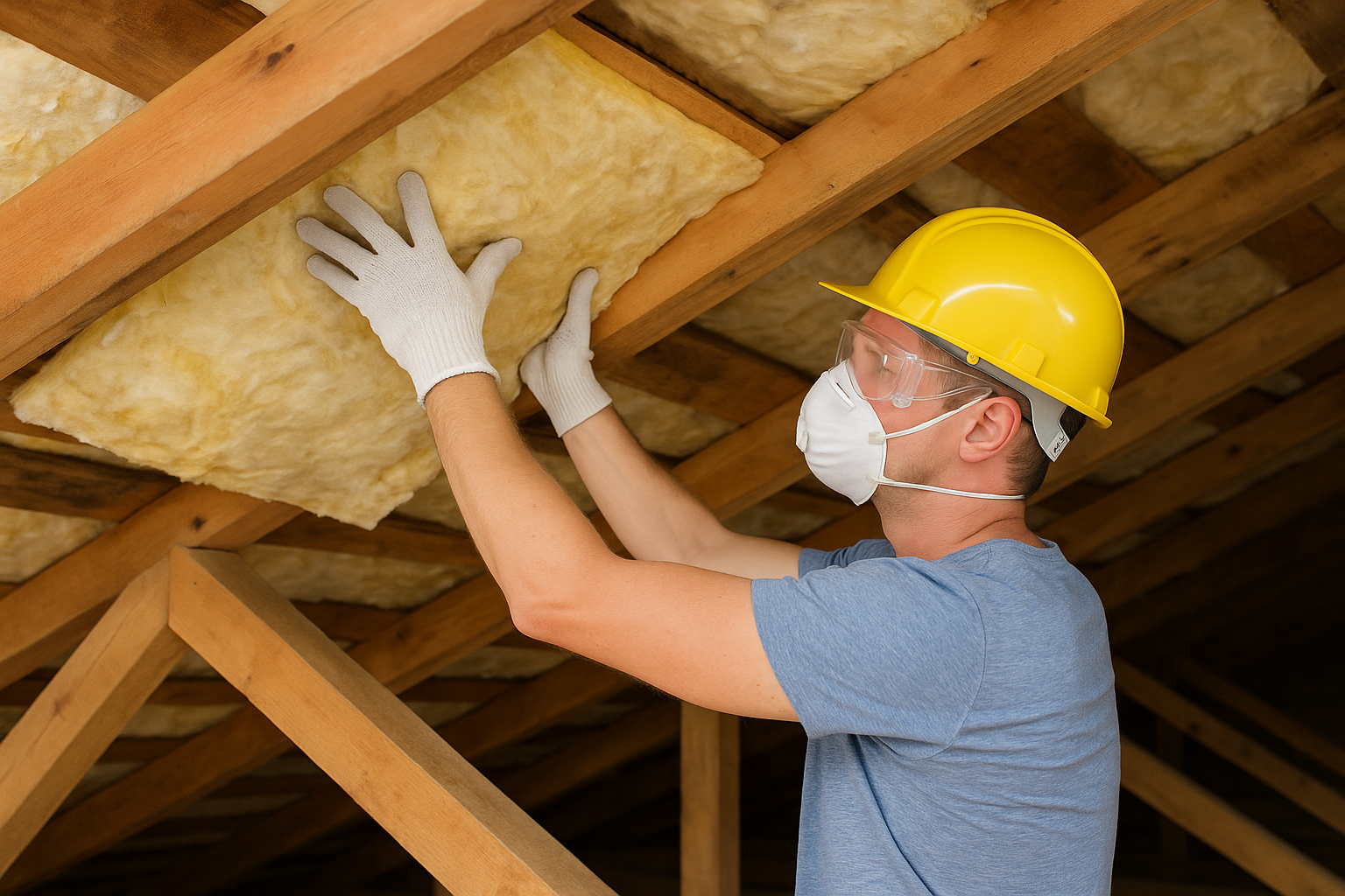 Stratton Roofing Insulation Install