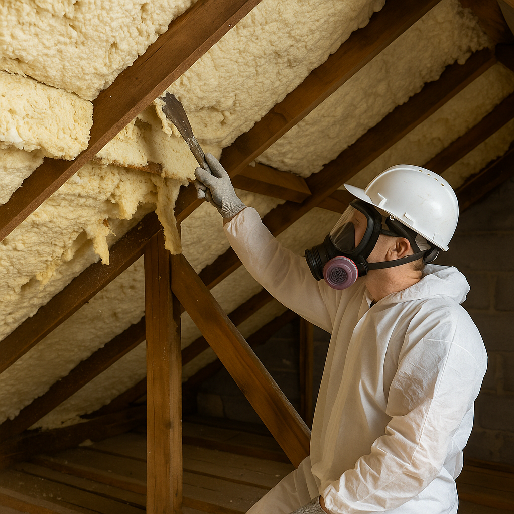 Stratton Roofing Spray Foam Removal