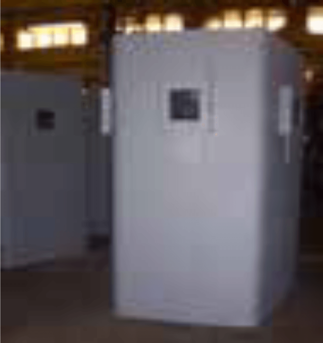 NIJ Level IV  Mobile 3-sided bunker w/view ports, sliding GP's and retractable casters activated by hydraulic pumps.