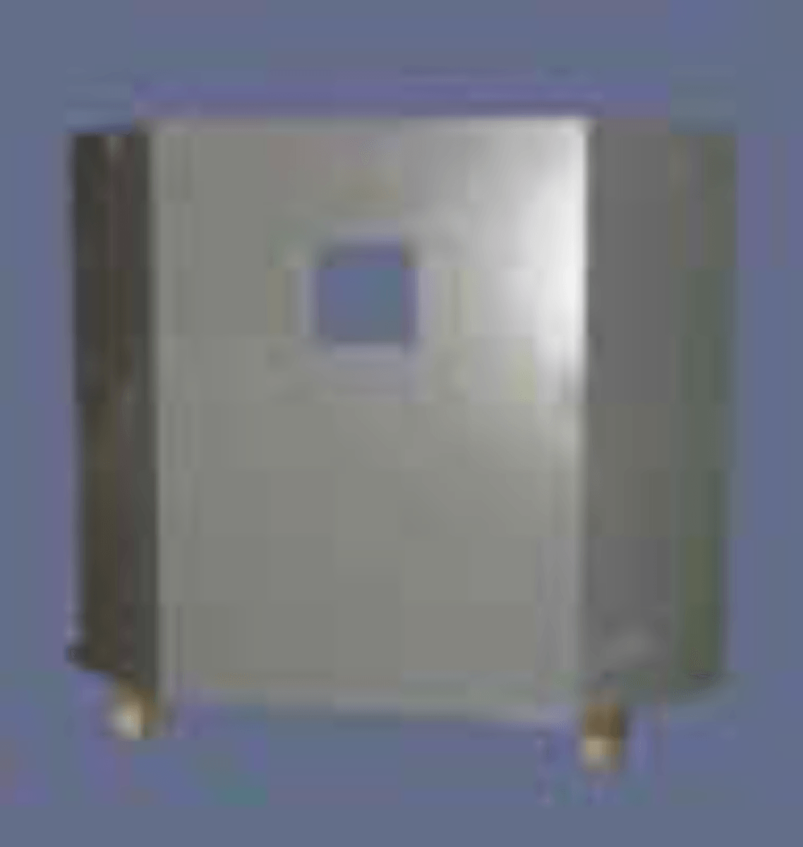 NIJ Level IV  Fixed 3-sided angled barrier w/sliding GP and floor plate.