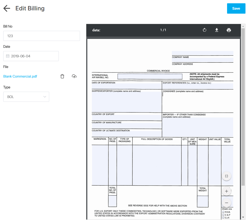 Built in Document imaging