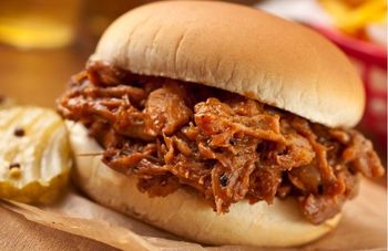 pulled pork sandwich