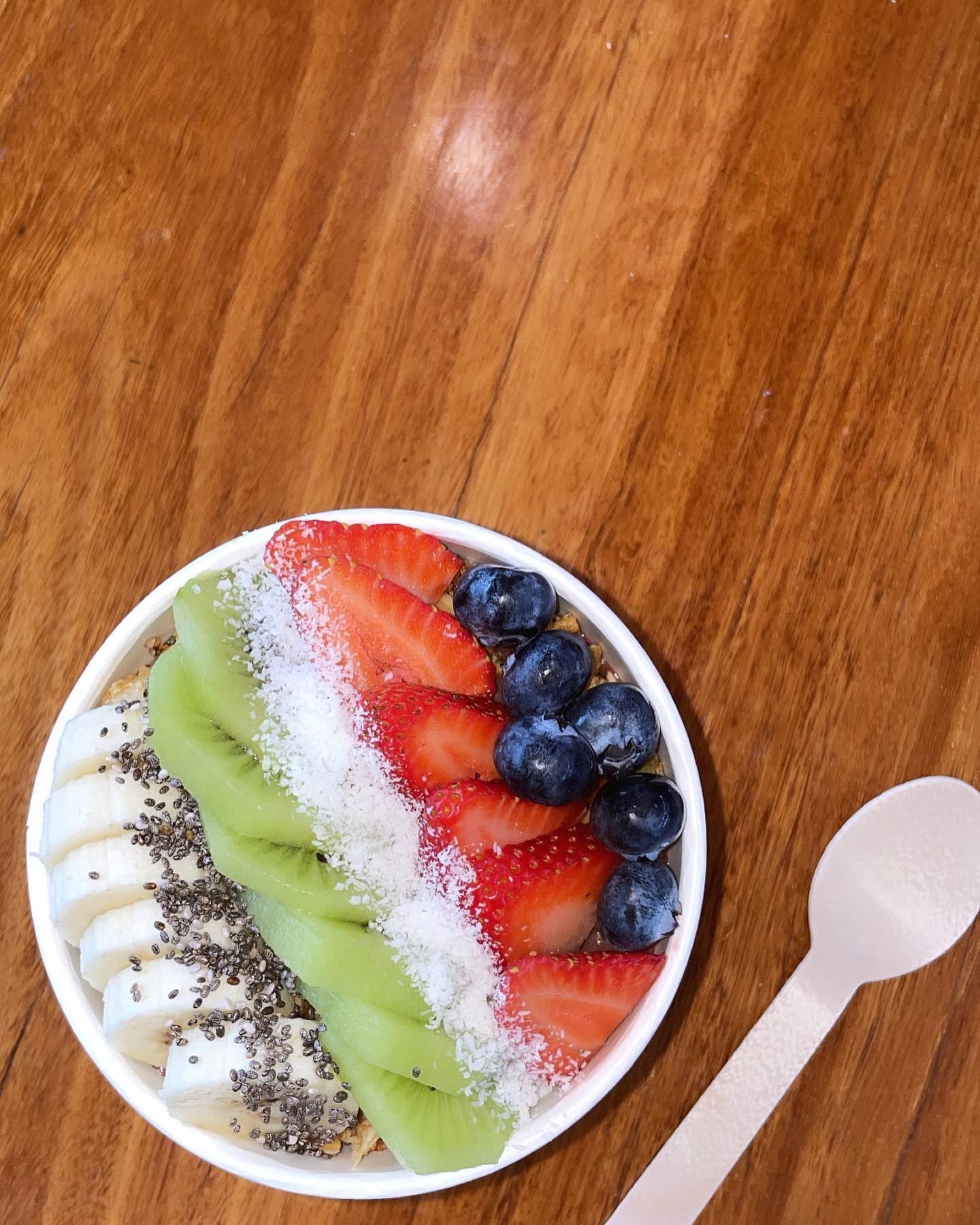 Healthy Acai Bowl Topped with Fruit & Coconut — Quench Juice Bar in Fortitude Valley, QLD