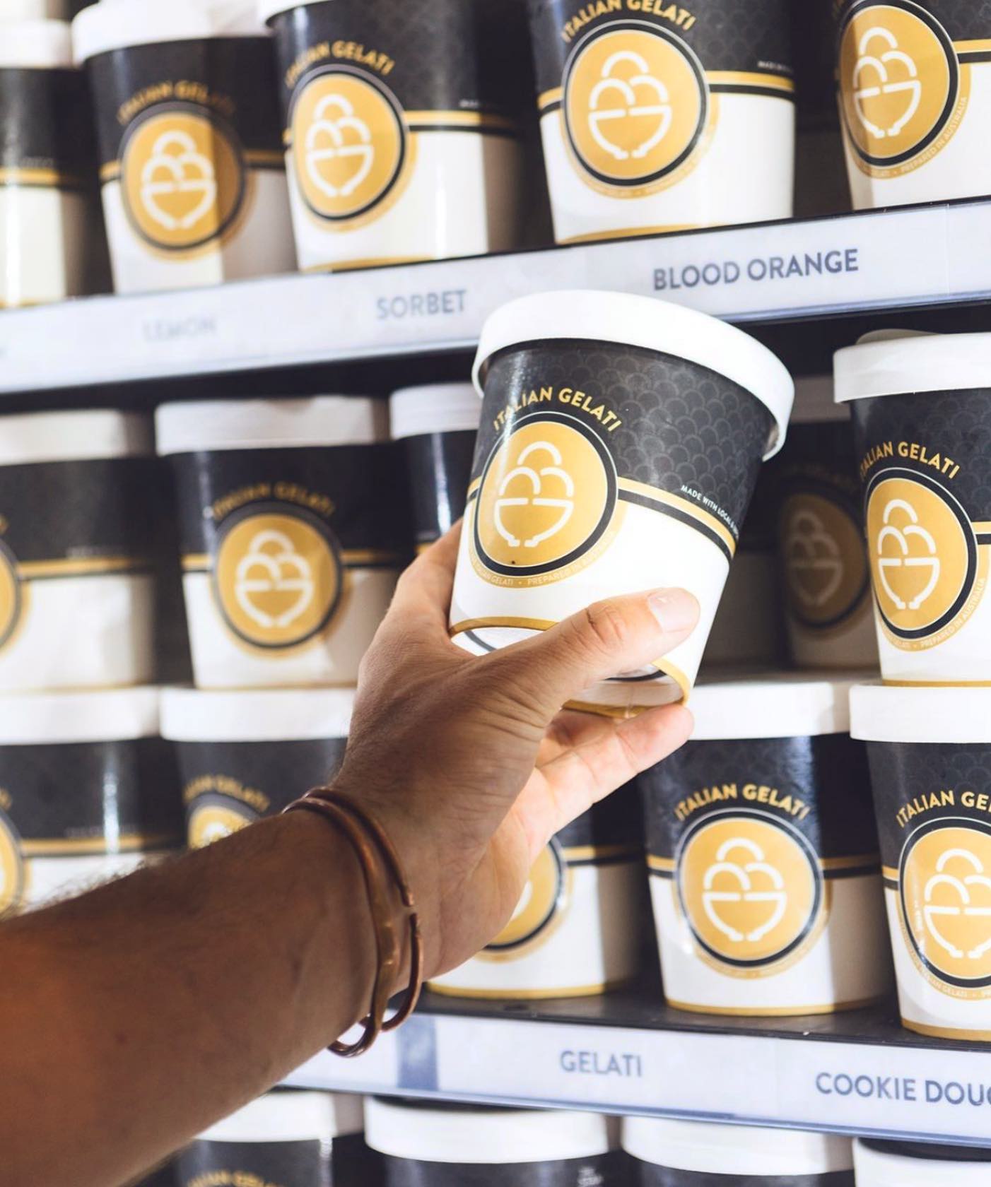 Takeaway Gelato in Freezer — Quench Juice Bar in Fortitude Valley, QLD