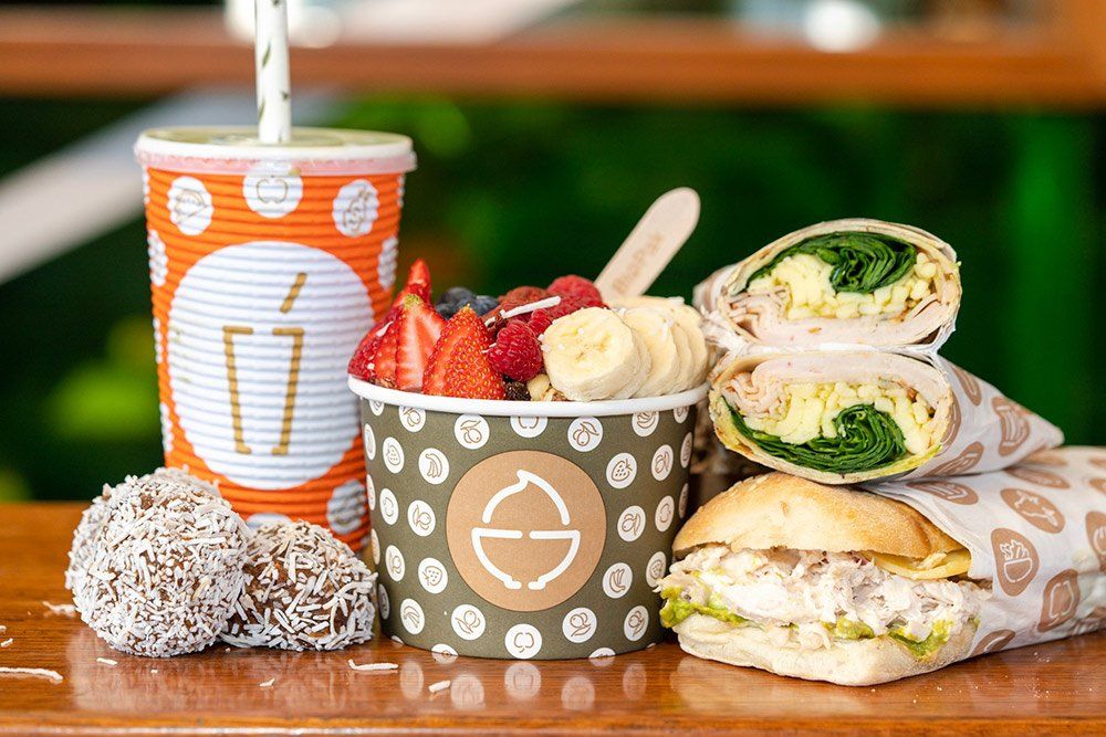 Variety of Food & Drink — Quench Juice Bar in Fortitude Valley, QLD