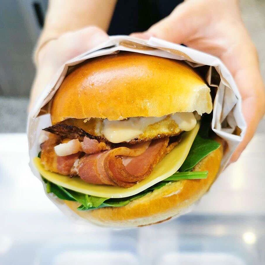 Toasted Breakfast Roll — Quench Juice Bar in Fortitude Valley, QLD