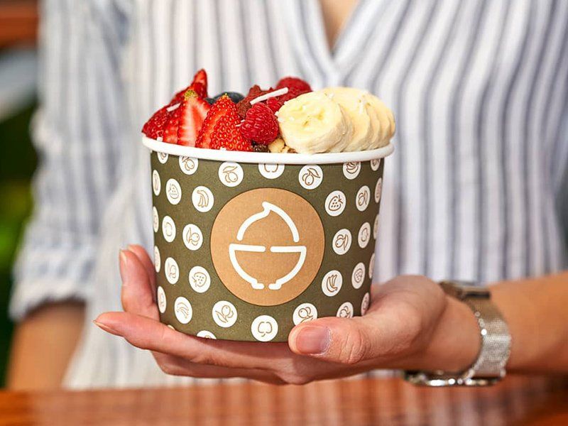 Woman Holding an Acai Bowl — Quench Juice Bar in Fortitude Valley, QLD