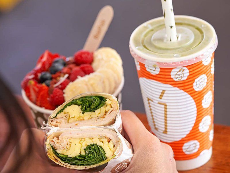 Wrap, Drink and Acai Bowl — Quench Juice Bar in Fortitude Valley, QLD