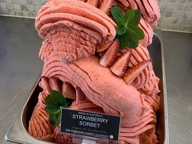 Strawberry Gelato — Quench Juice Bar in Fortitude Valley, QLD