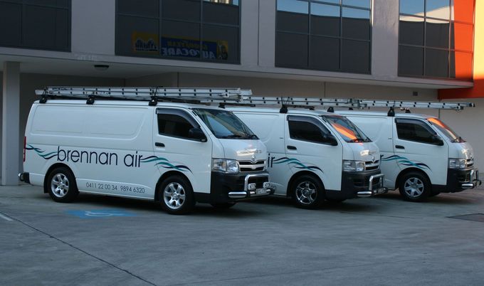 Service Vans — Castle Hill, NSW — Brennan Air Conditioning Pty Ltd