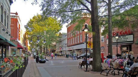 Downtown Charlottesville Photos of the downtown mall in Charlottesville, VA. PC: Payton Chung.