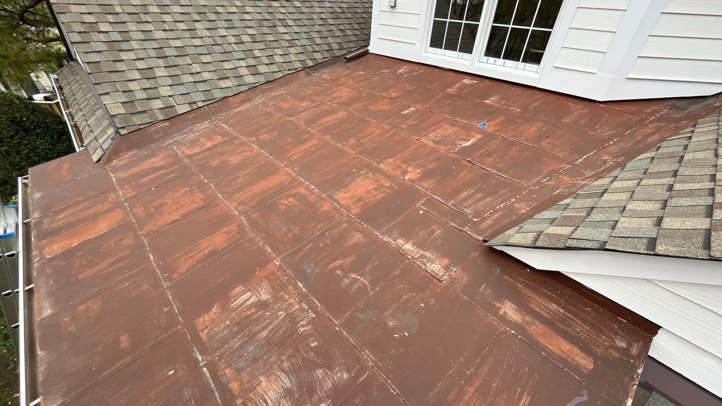Before image of RETEX metal recoating in Glen Allen VA.