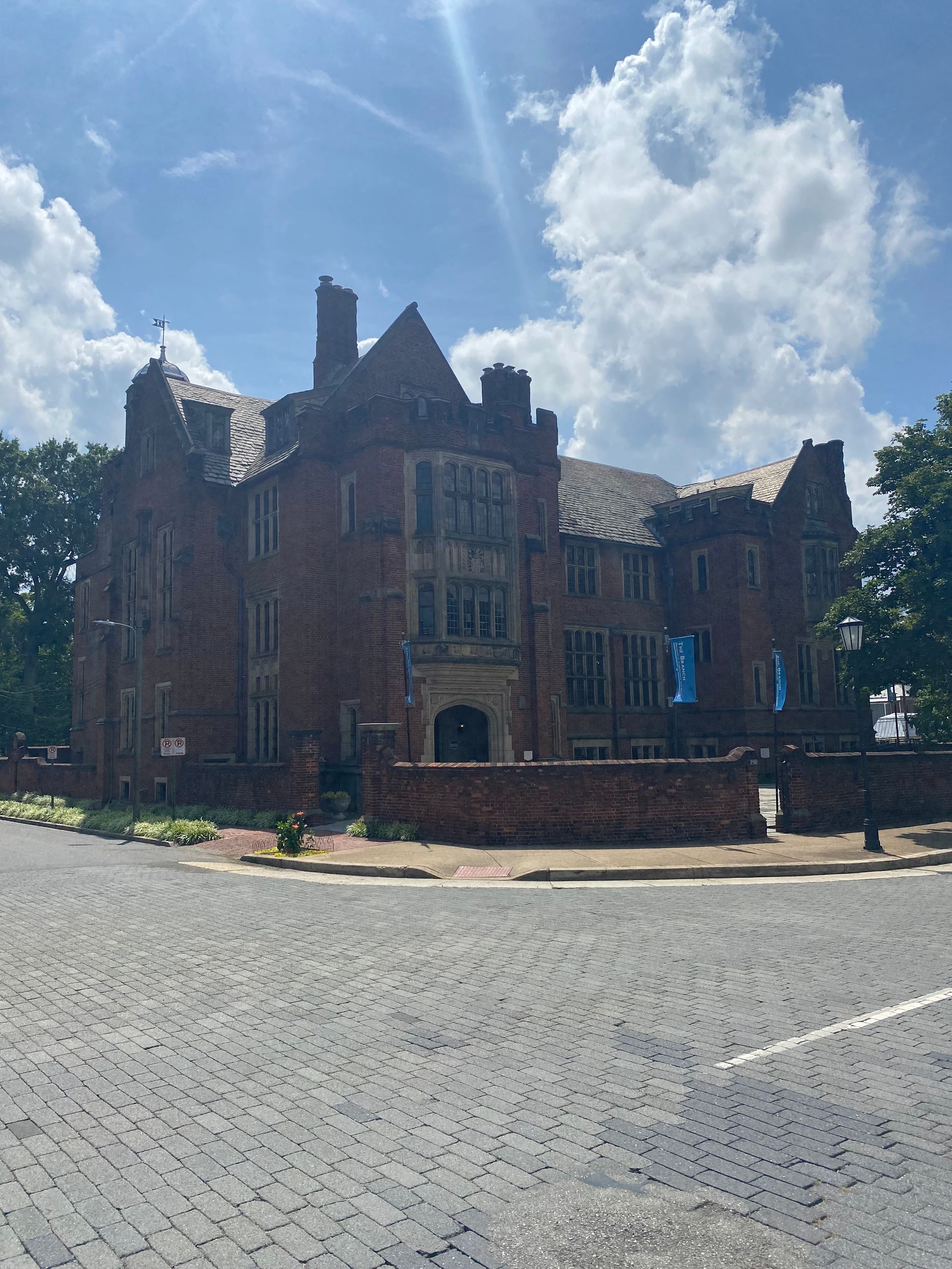 Image from outside the Branch Museum of Architecture Design in downtown Richmond VA. Photo captured by RETEX's Katelyn Lewis.