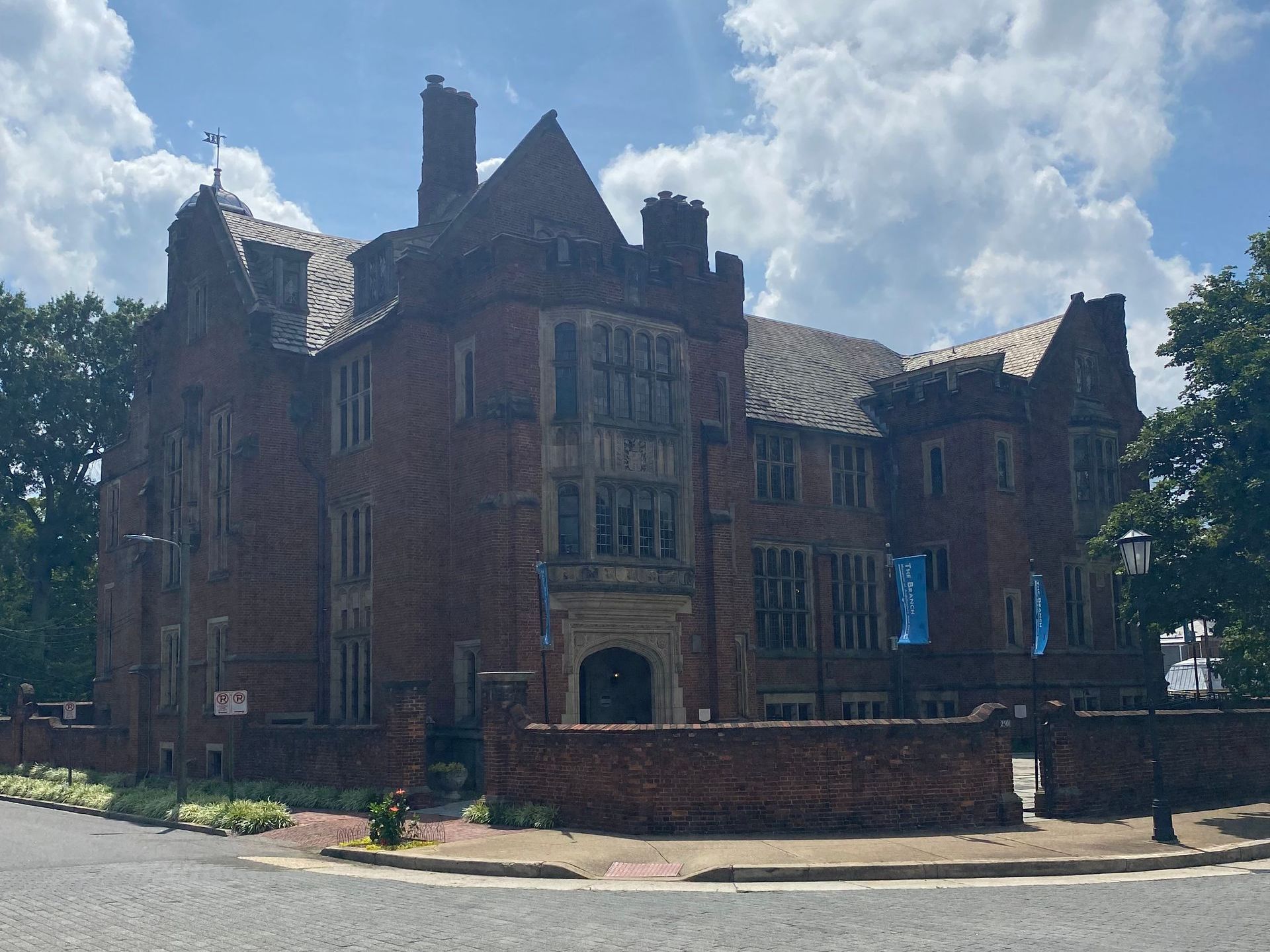 Image from outside the Branch Museum of Architecture Design in downtown Richmond VA. Photo captured by RETEX's Katelyn Lewis.