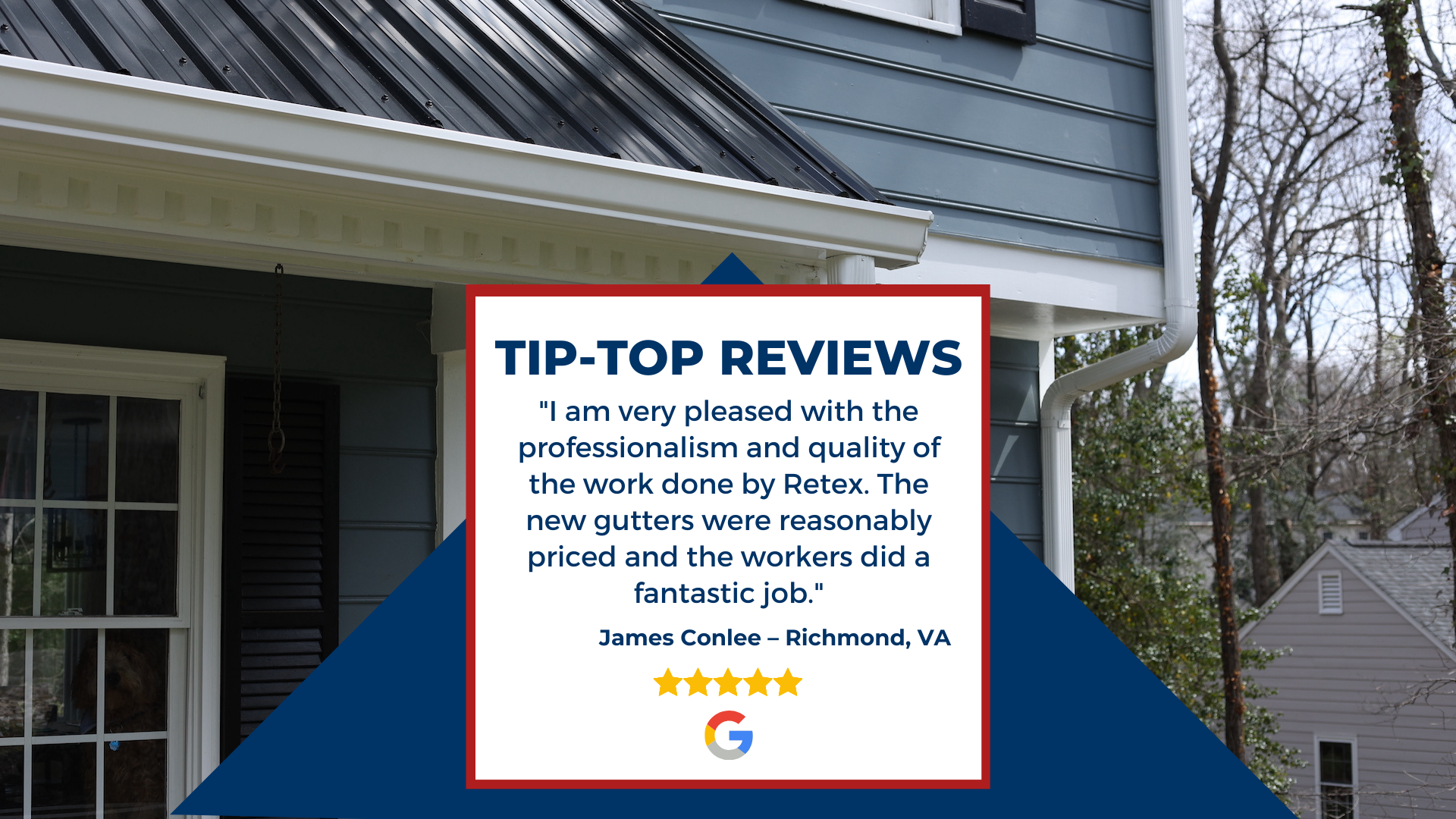 Client Google review: