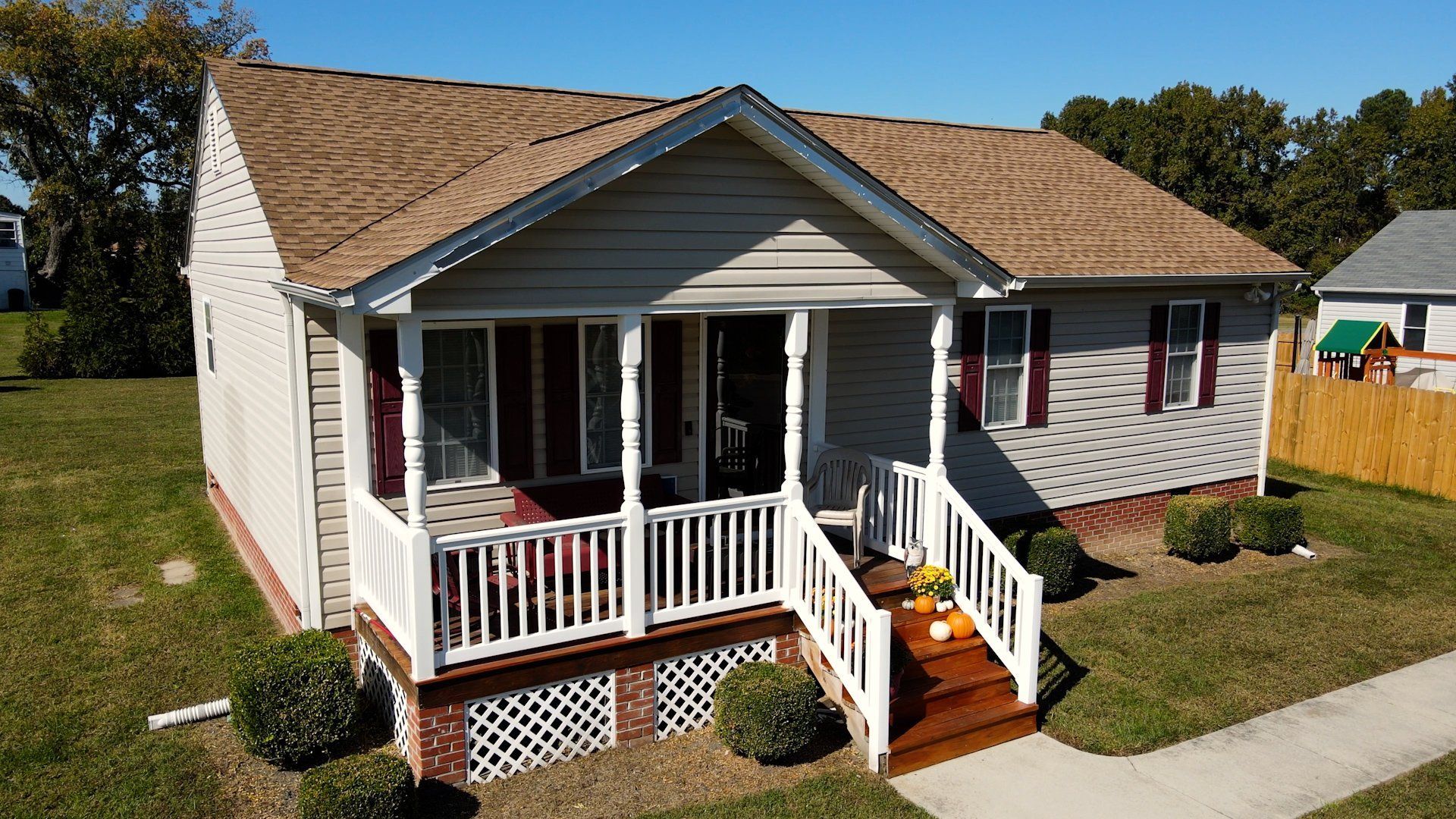 A photo of a RETEX roof replacement in Richmond VA.