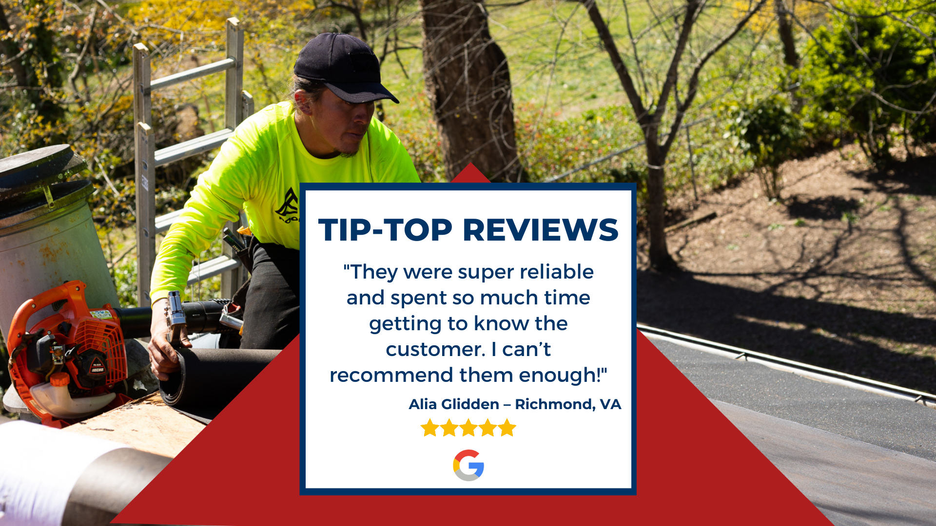 Client Google Review: