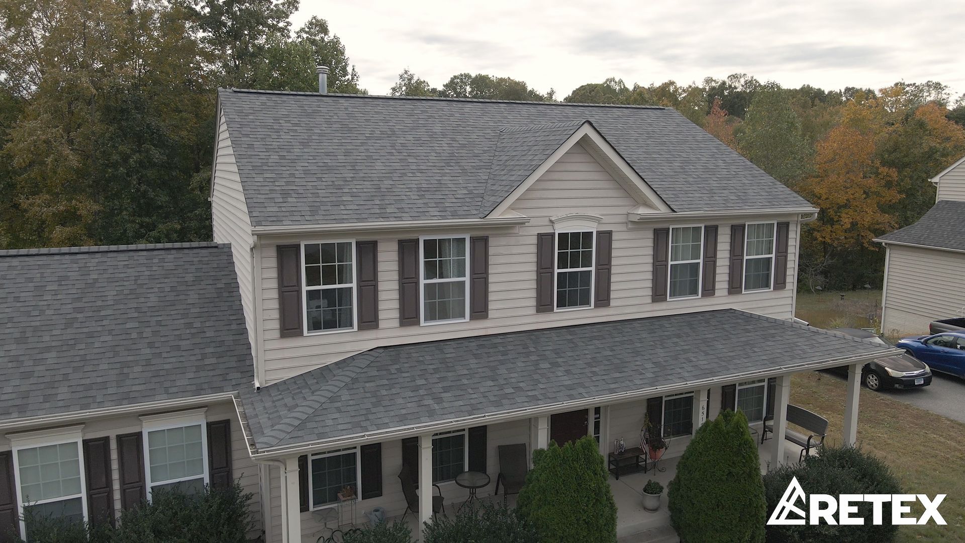 RETEX roof replacement in Fredericksburg, VA 22407, featuring Owens Corning 