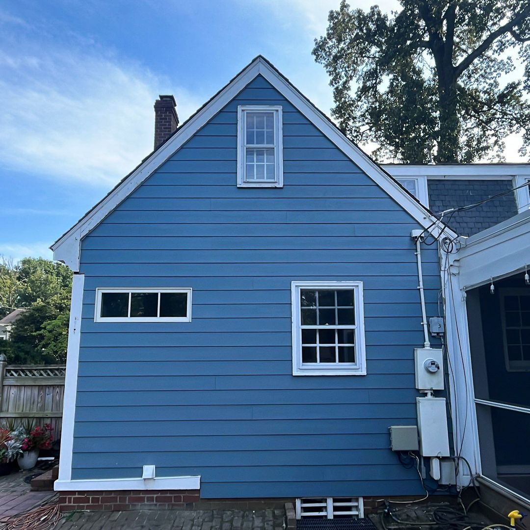 After image of RETEX HardiePlank fiber cement siding installation in Richmond VA 23225.