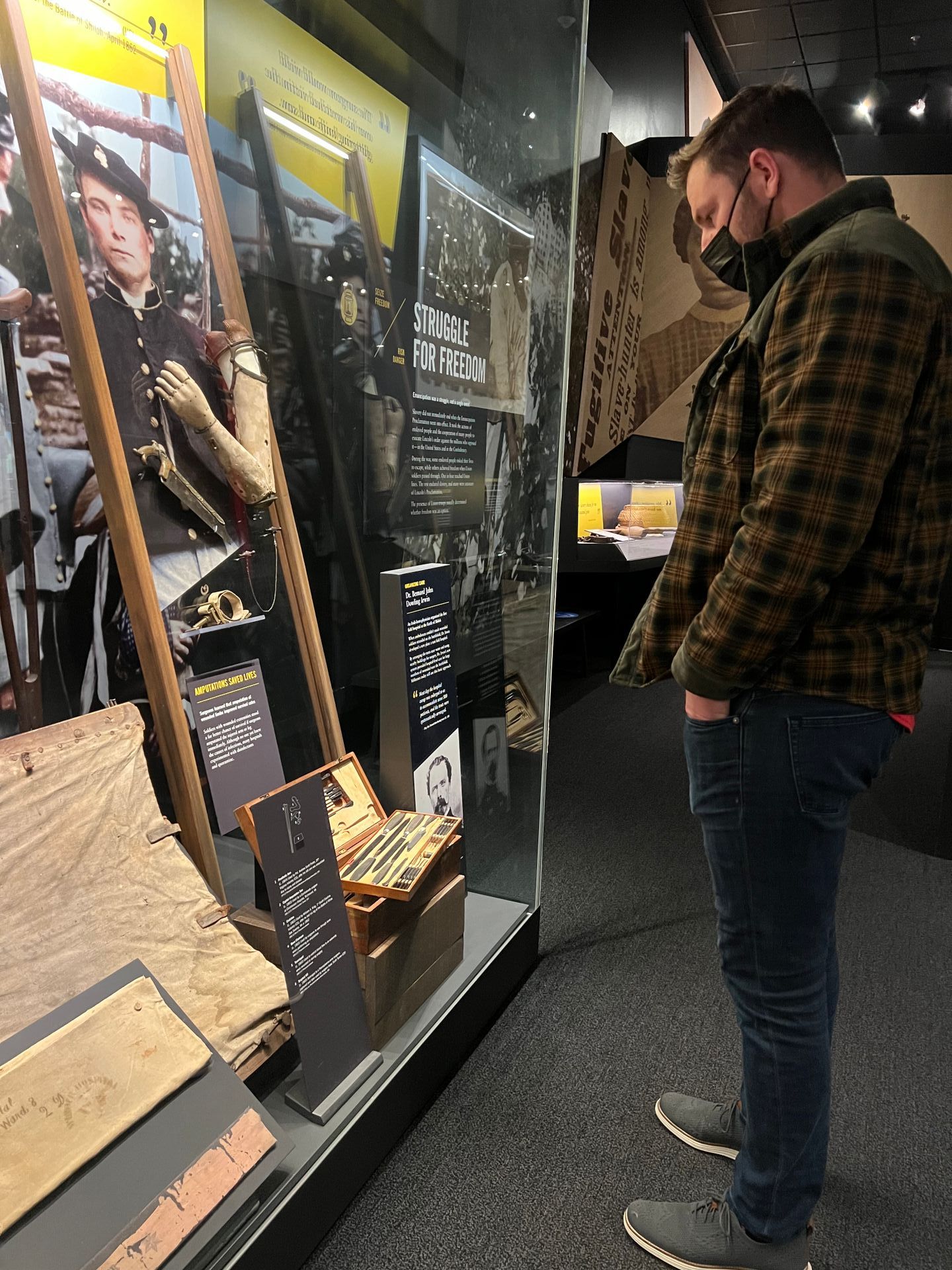 Image from the Civil War Museum inside of the Historic Tredegar building. Photo captured by RETEX's Katelyn Lewis.