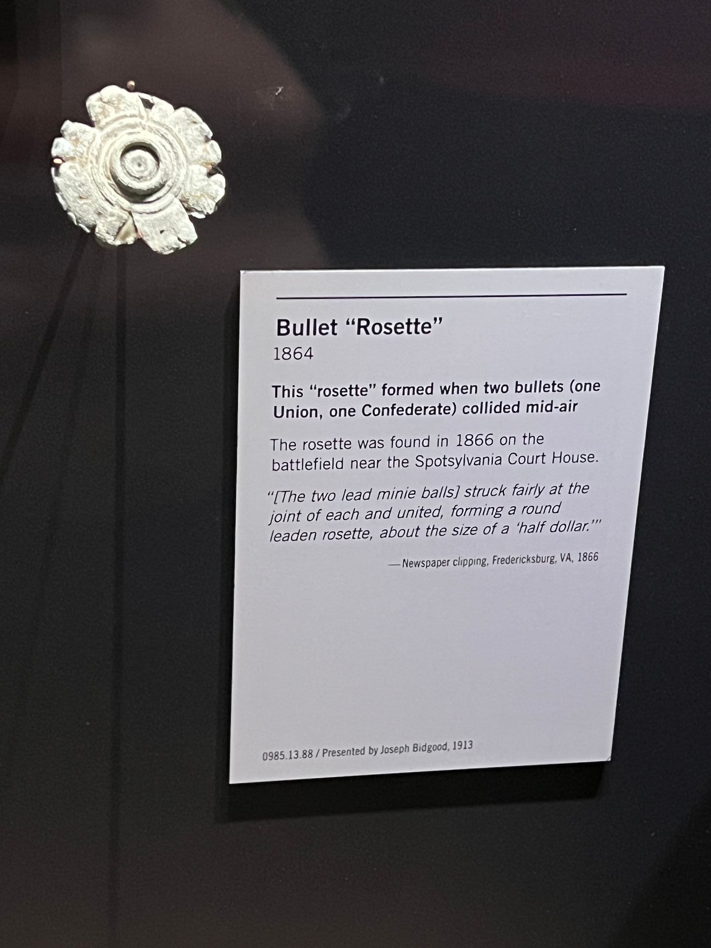 Image from the Civil War Museum inside of the Historic Tredegar building. Photo captured by RETEX's Katelyn Lewis.