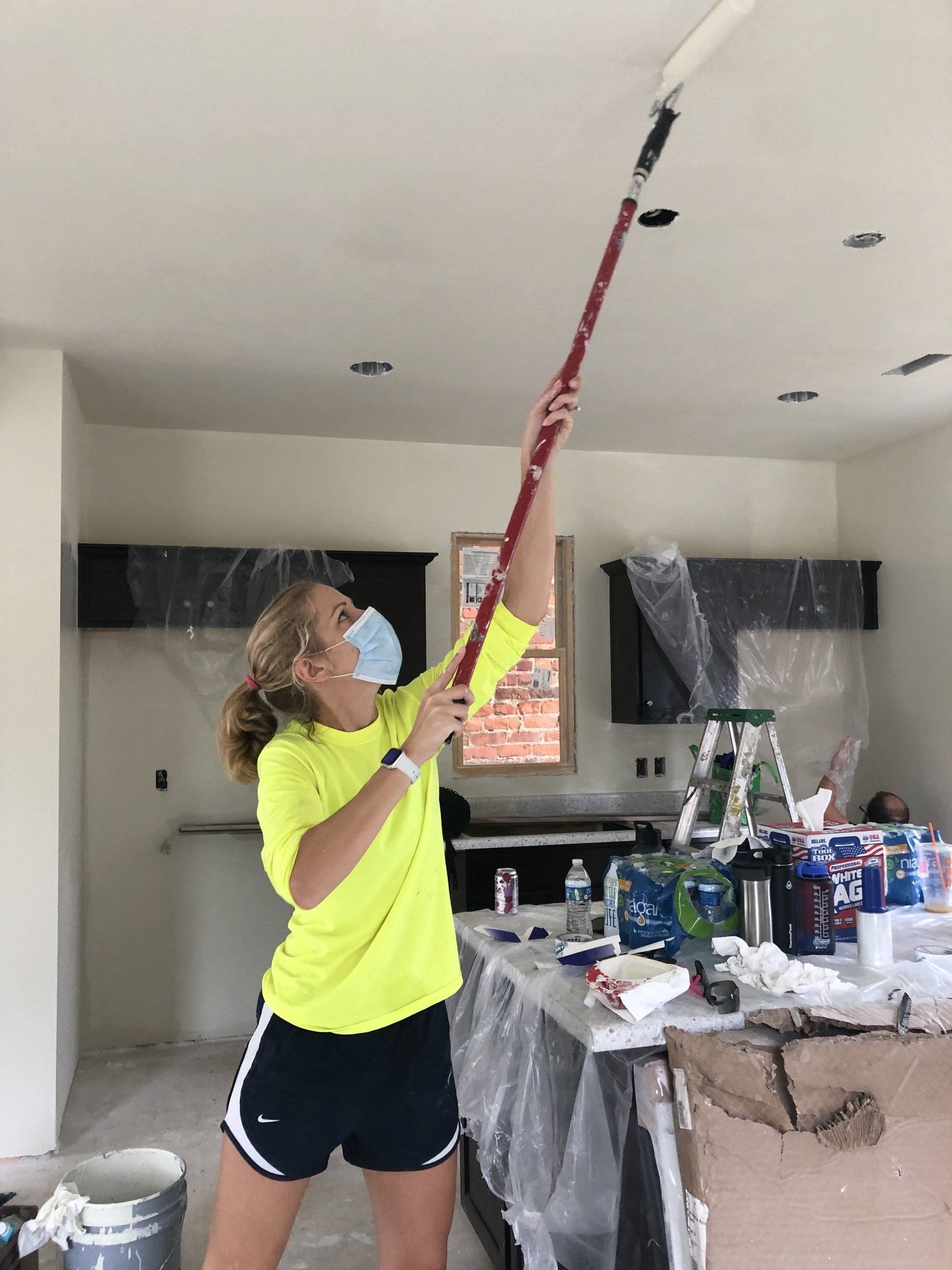 Image of RETEX’s Katelyn Lewis volunteering with Richmond Habitat for Humanity.