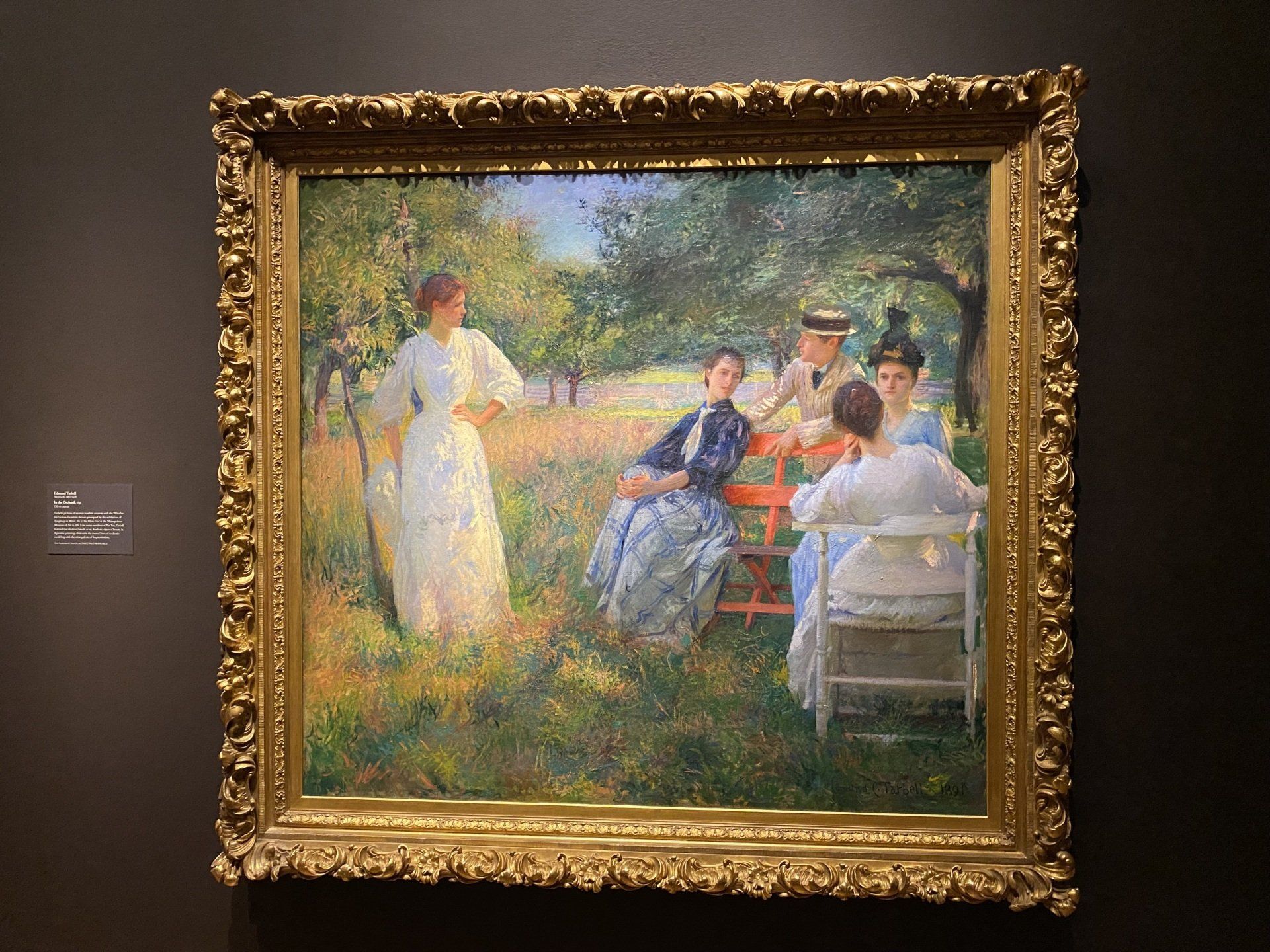 A photo of an impressionist painting at the Virginia Museum of Art. Taken by RETEX's Katelyn Lewis.